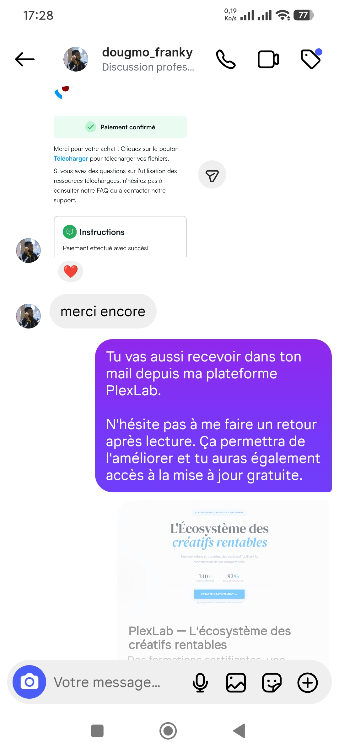 Avis de Dougmo Franky